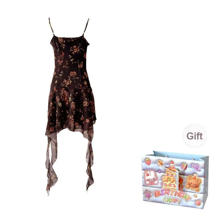 REMOULD Slip Dress Women's Dark Night Rose-1