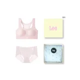 Misty Mountain Purple Underpants+Light Pink Bra