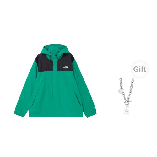 THE NORTH FACE Jackets Unisex Green Includes Necklace