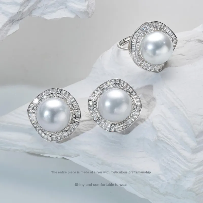 ME LUXE Pearl Rings Women's-3