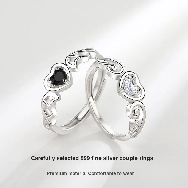 DAWO 999 Fine Silver Rings Unisex-2
