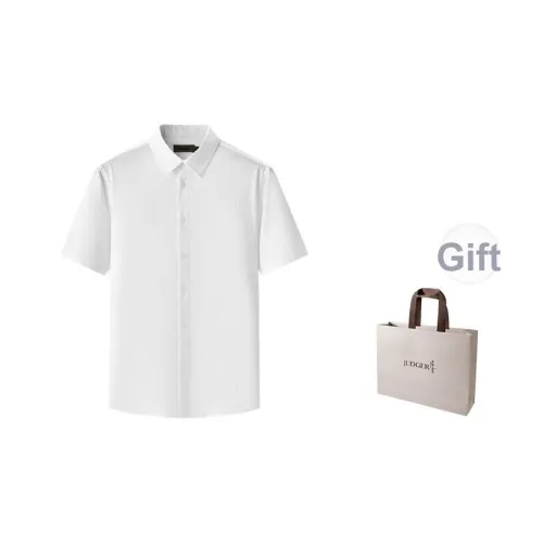 JUDGER Экрю Мужские Рубашки