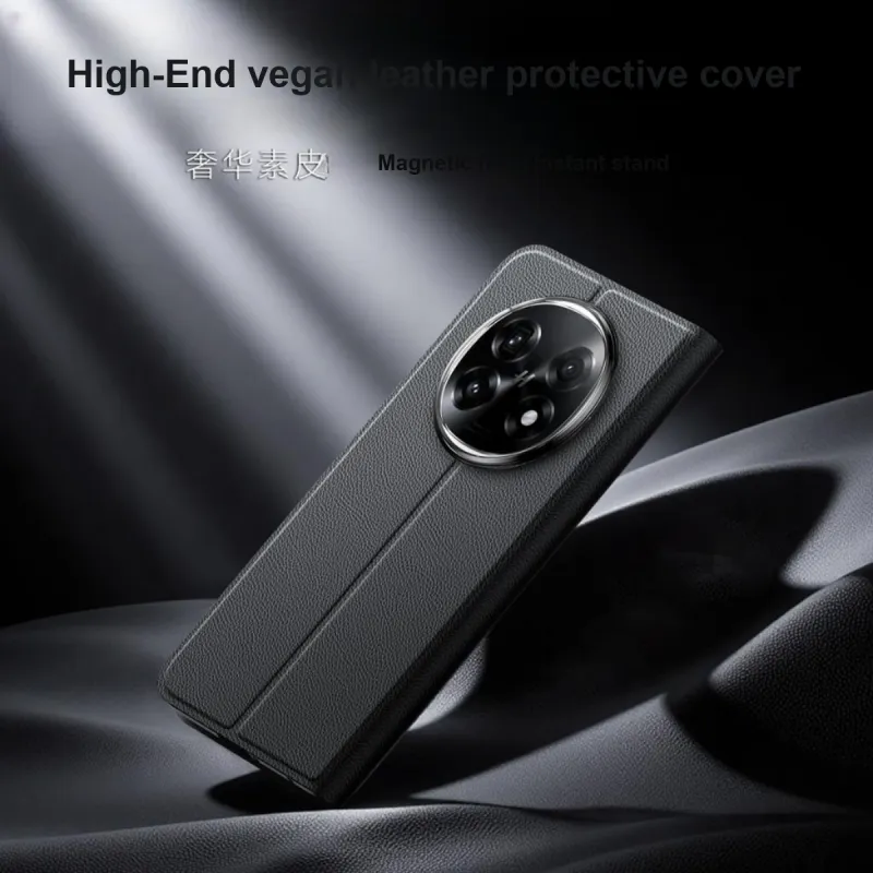 KAREN BURTON Vegan Leather Material Fully Enclosed Magnetic Flap Protective Phone Cases Compatibility OPPOFindN5-4