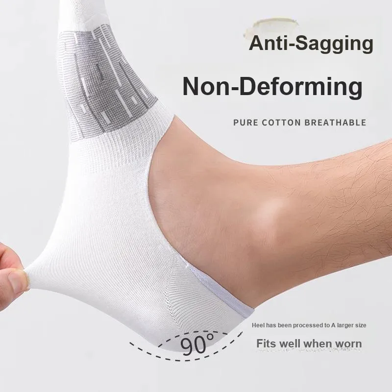 LUOLIAN No Show Socks Unisex 5 Pack-3