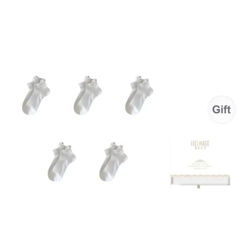 XIA.WA.ZHI.XIU Ankle Socks Women's Box 5 Pack