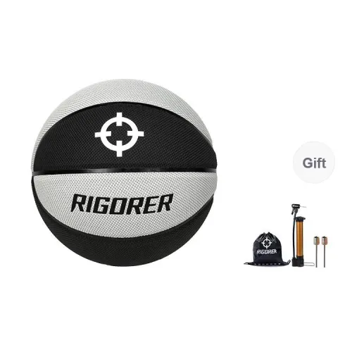 RIGORER PU Basketball Black Gray Size 7 Training Unisex