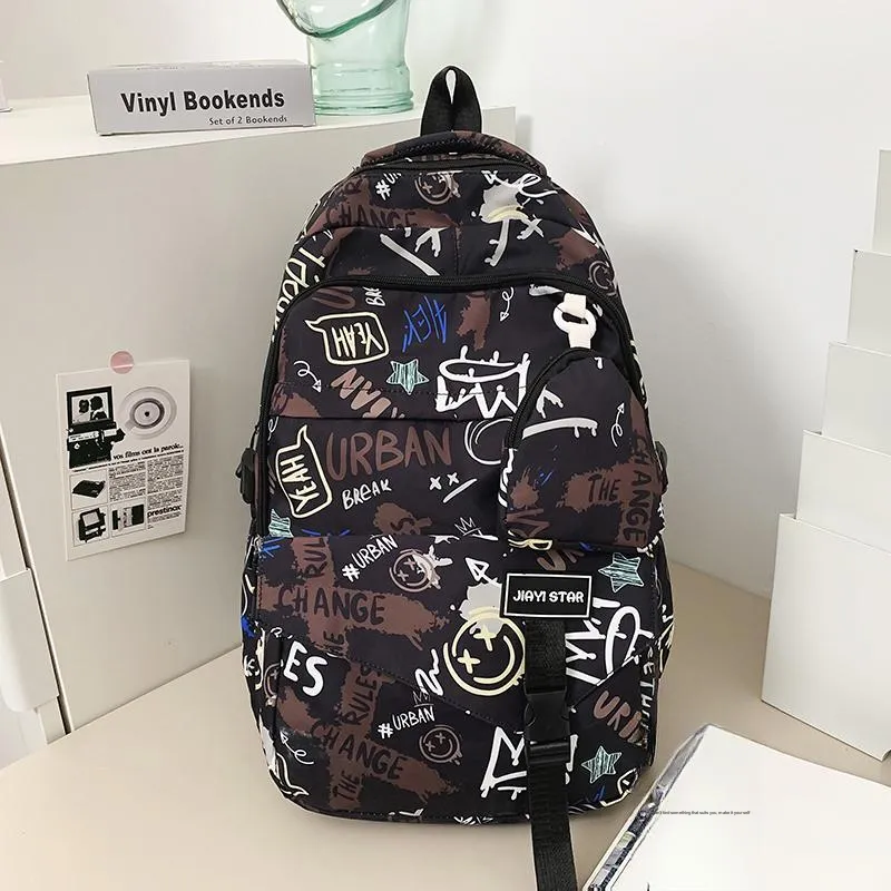 URBAN FOREST Nylon Backpack Unisex Multicolor-22