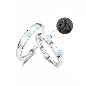Golden Bliss S999 Fine Silver Rings Unisex