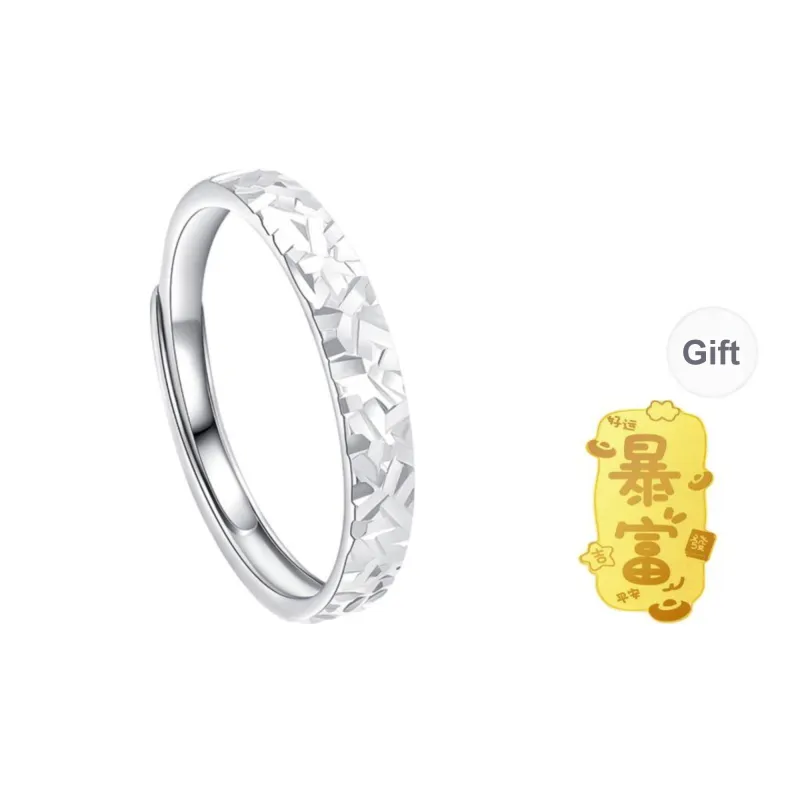 CHAOHONGJI 990 Fine Silver Rings Unisex-9
