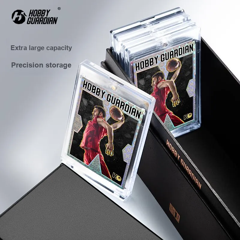 HobbyGuardian Paper Card Protector Storage Box Large Capacity Collectible Card Box Card Accessories 1 Pack-1
