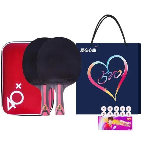 Butterfly Ping Pong Paddles Unisex Black/Red