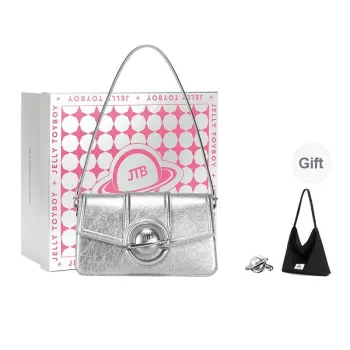 JELLYTOYBOY Artificial Leather Bonded PVC Thousand Stars Bag Girlish Shoulder Bag Women's Silver
