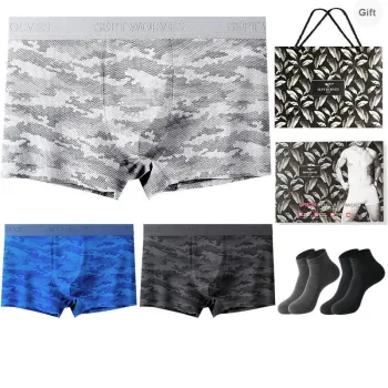 SEPTWOLVES Boxer Shorts Men's Gift Box Set+Shopping Bag