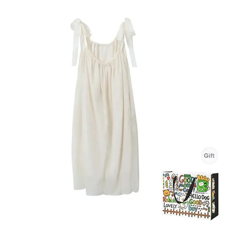 HAPG Slip Dress Women's Beige Apricot-1