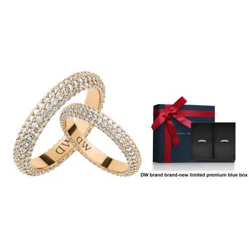 Daniel Wellington Кольца из латунь с цирконием женские