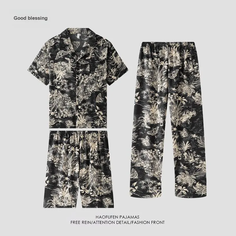 Good fortune Men Pajama Sets-1