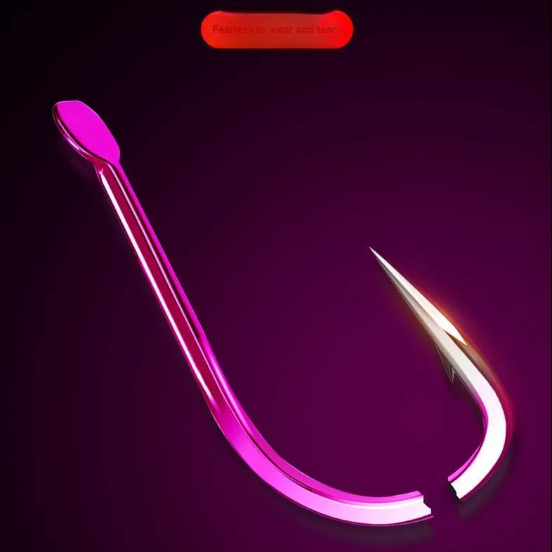 Little Phoenix Fairy Fish Hook Titanium Manganese Alloy Ocean Beach Fishing, Brook Barbed Hook-6
