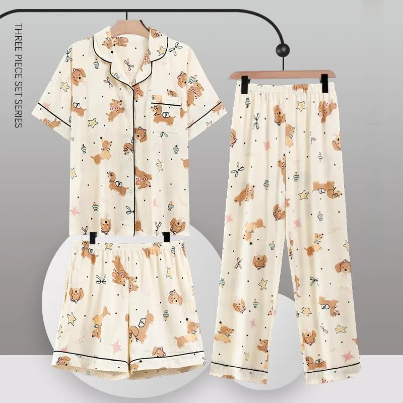 Ta Yan Pajama Set Women's Apricot-5