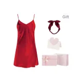 V-Neck-Burgundy Red (Gift Box Set)