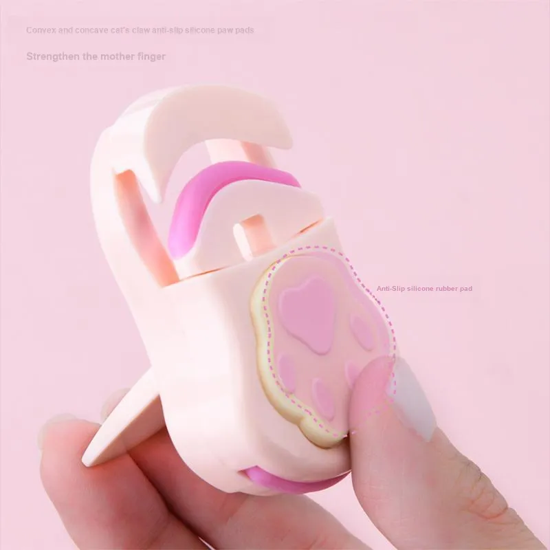 JIANYINGSHU Cat Paw Eyelash Curler Small Portable Beginner Useless For Beginners Beauty Tool Curling-3