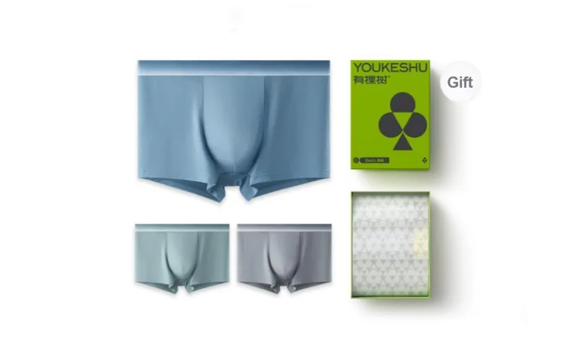 YOUKESHU Underwear Gift Box Men's Box 3 Pack-21