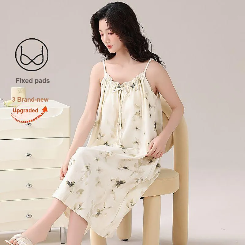 DanceBees Nightgown Women's Apricot-3