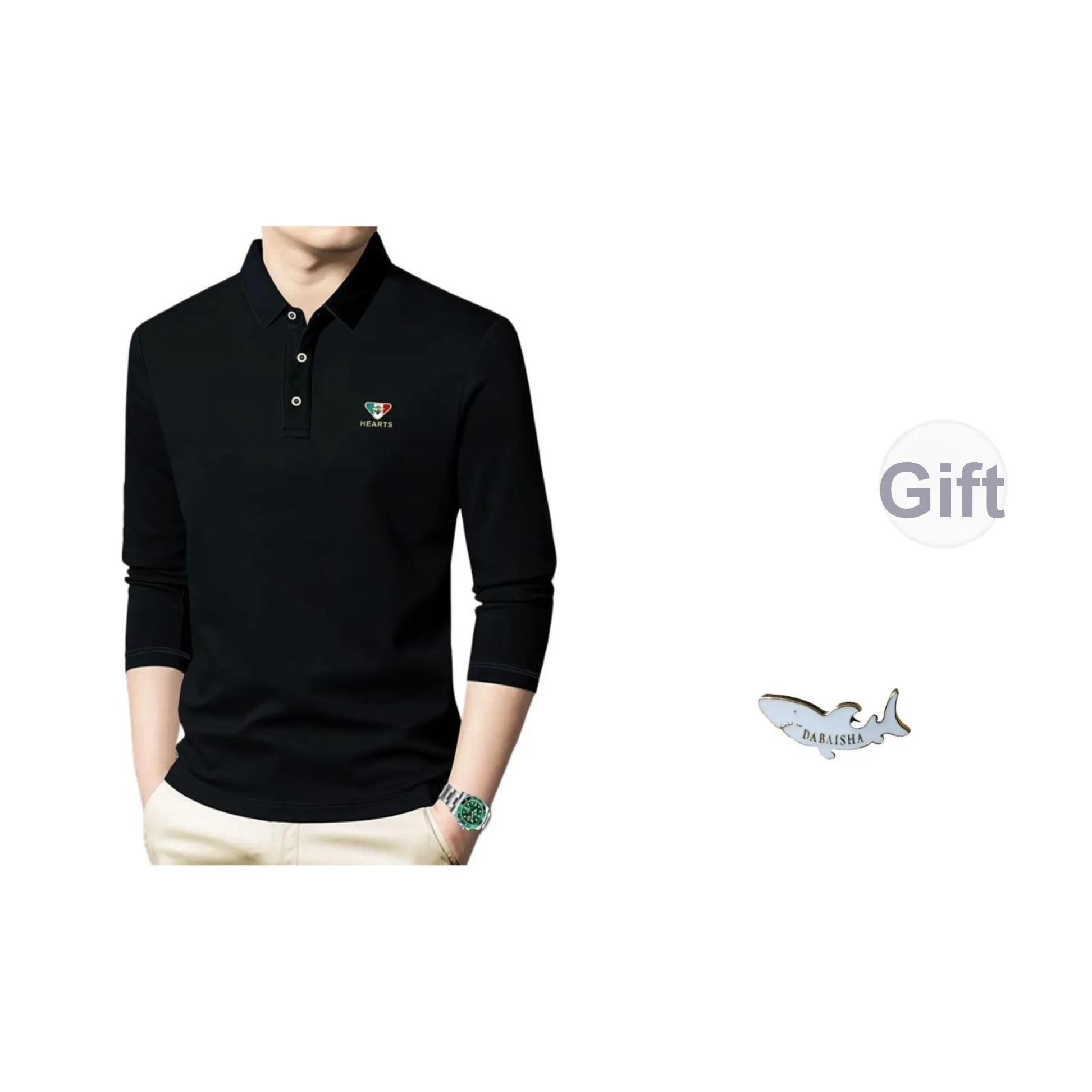 DABAISHA Мужская рубашка поло