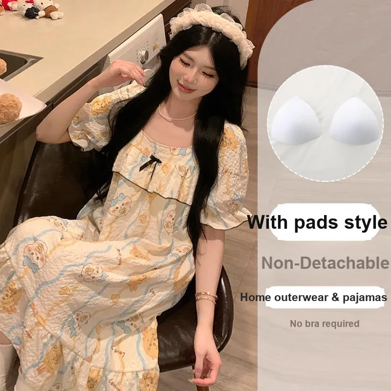 OUSHIBO Nightgown Women's Image Color-5