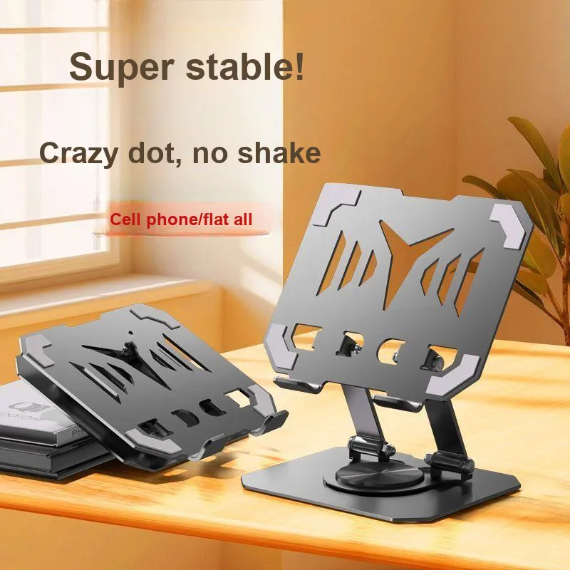 LUCK OU Tablet Stands Carbon Steel Mechanical Rotating IPad All Foldable Compatibility With Xiaomi, Huawei, And Apple-1