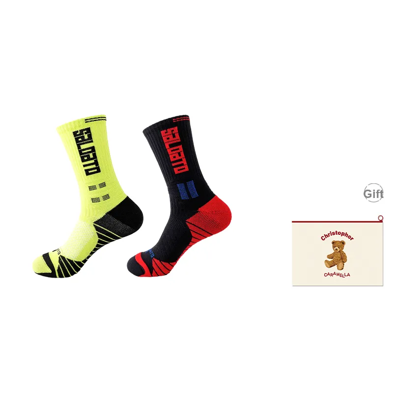 Caramella Basketball Socks Men's Shopping Bag Combo Set-12