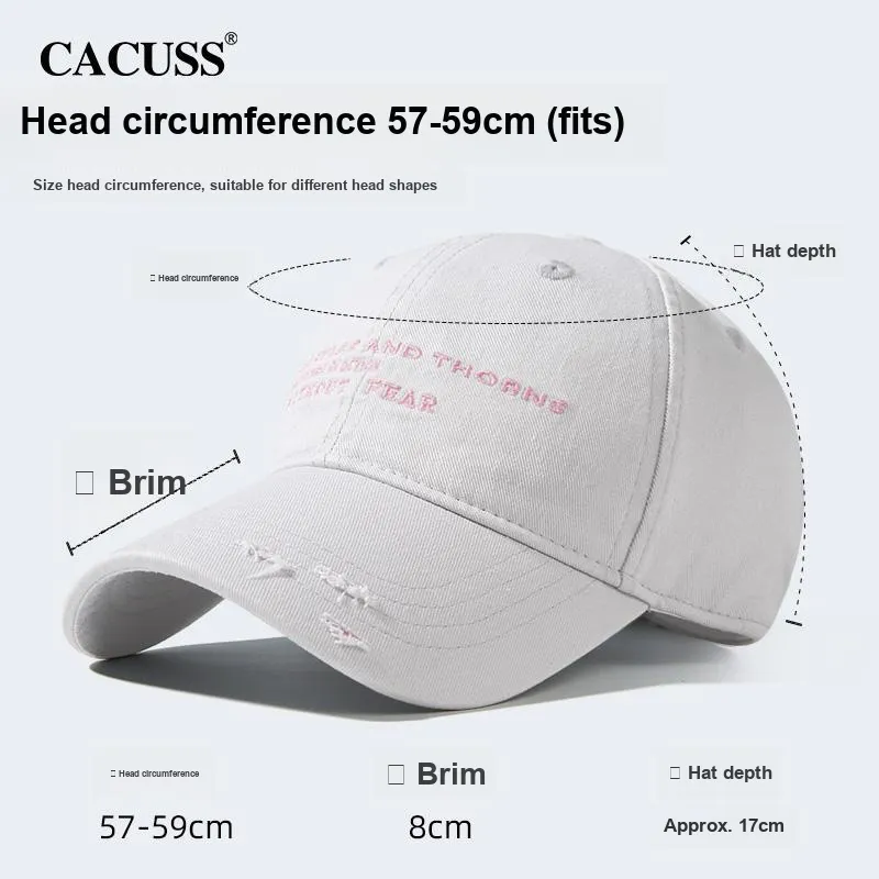 CACUSS Junior 100% Cotton Baseball Caps Unisex-10