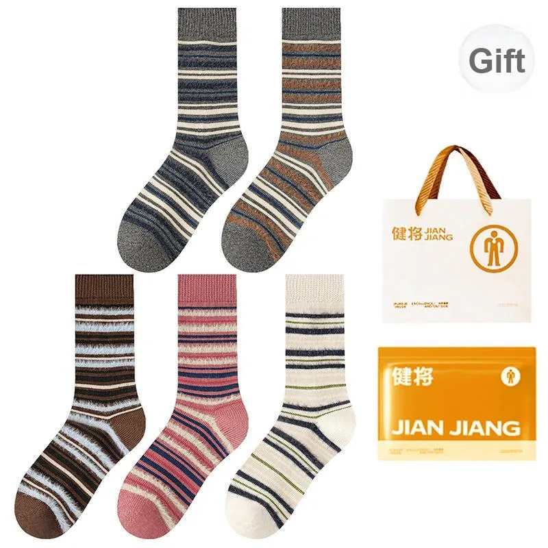 Master Mid Calf Socks Women's Shopping Bag 5 Pack-5