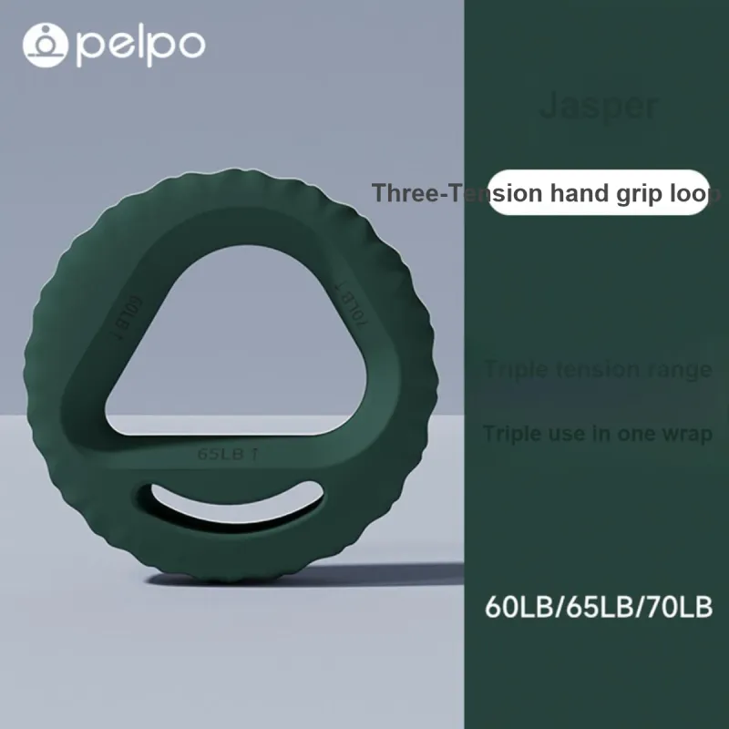 Pelplo O Silhouette Grip Solid Silicone Material Home Indoor Office All Unisex Wrist Fitness Training Loop-12