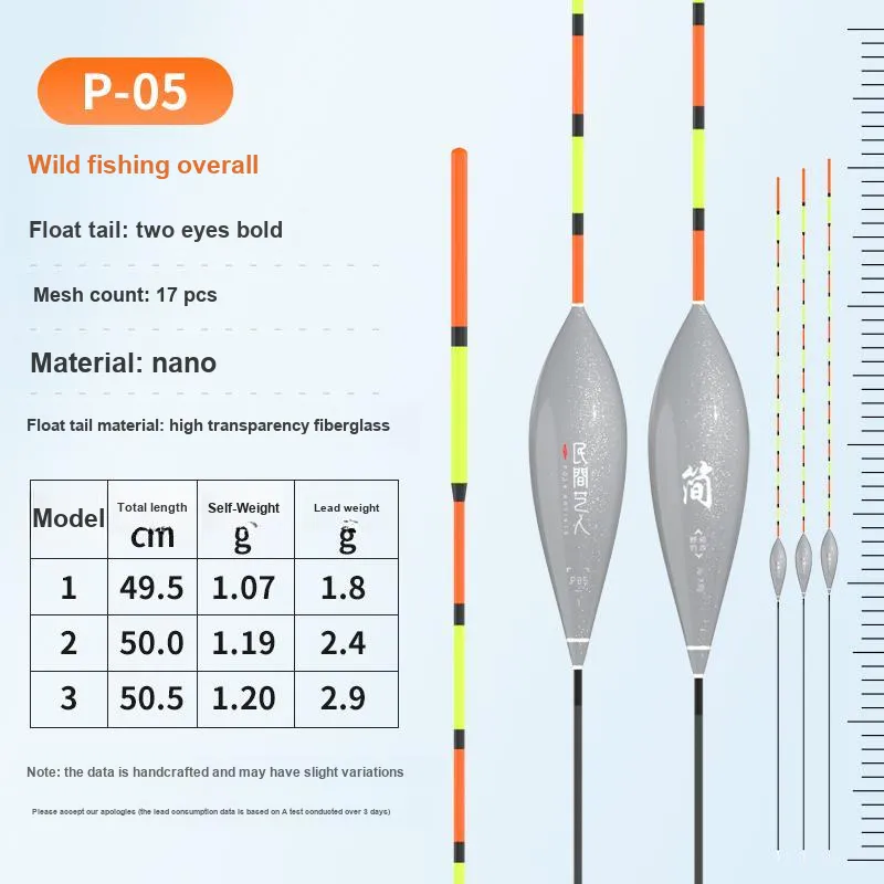 Folk Artists Floats Fishing Nano Vertical Floating-11