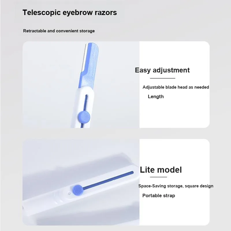 Malian Flexible Eyebrow Razor 3 Pcs Pack