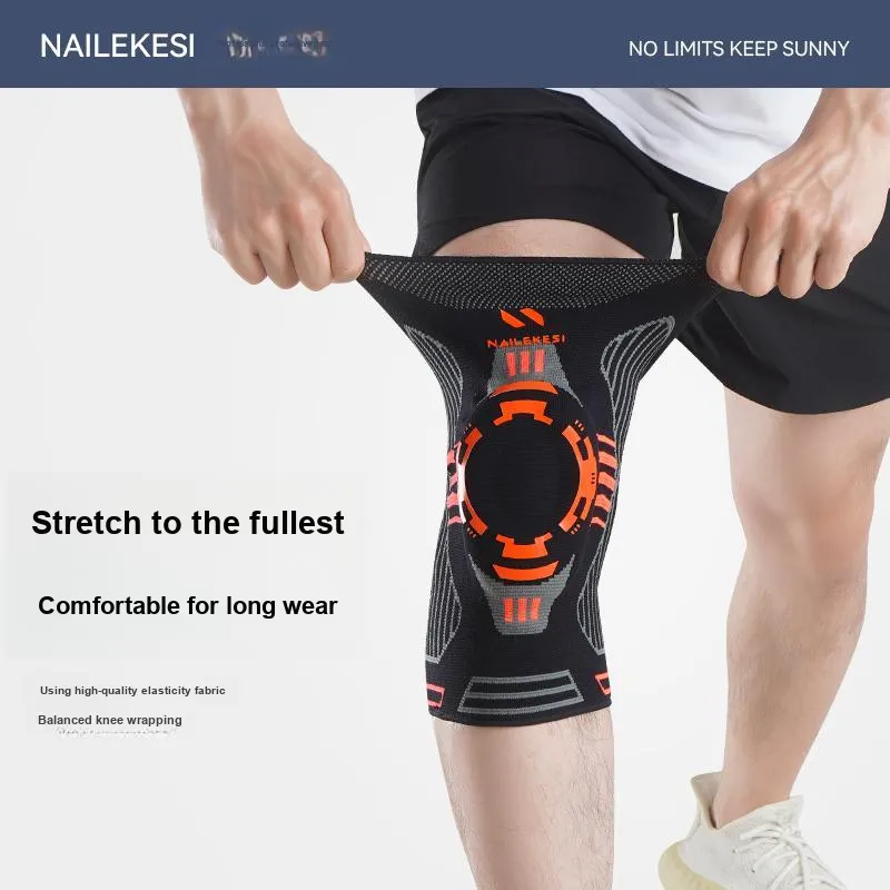 NAILEKESI Knee Pads Polyester Elastane Badminton Basketball Fitness Unisex-3