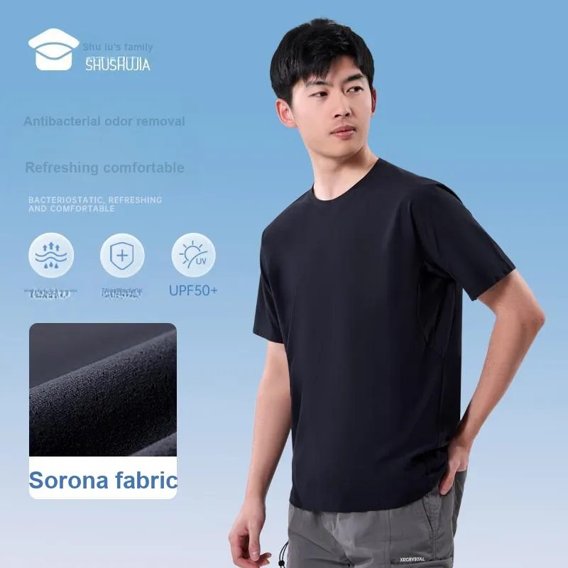 Shu family T Shirts Men Black-6