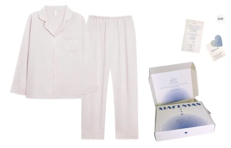 XIAFENYAN Pajama Set Women's Pink-6