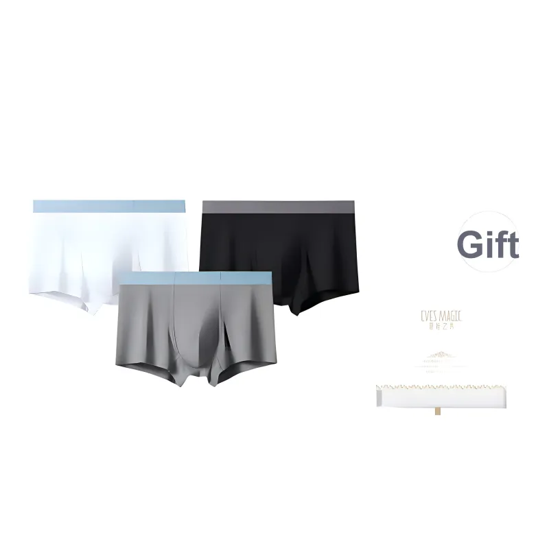 XIA.WA.ZHI.XIU Underpants Men's Shopping Bag 3 Pack-20