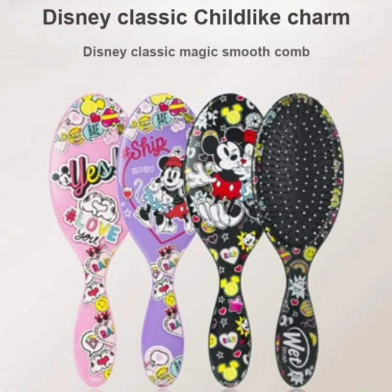 WET BRUSH x Disney Classic Mickey Mouse All The Best Prosperity Air Cushion Comb Massage Portable-3