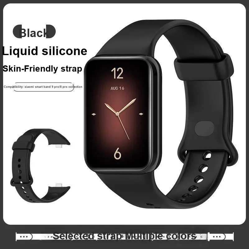 Mr. Strap Xiaomi Red Beige Compatibility Watch Band 232mm Silicone Material-6