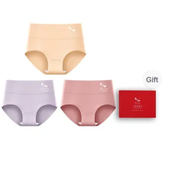 RED DRAGONFLY Cotton Panties Women's 3 Pack Gift Box Set
