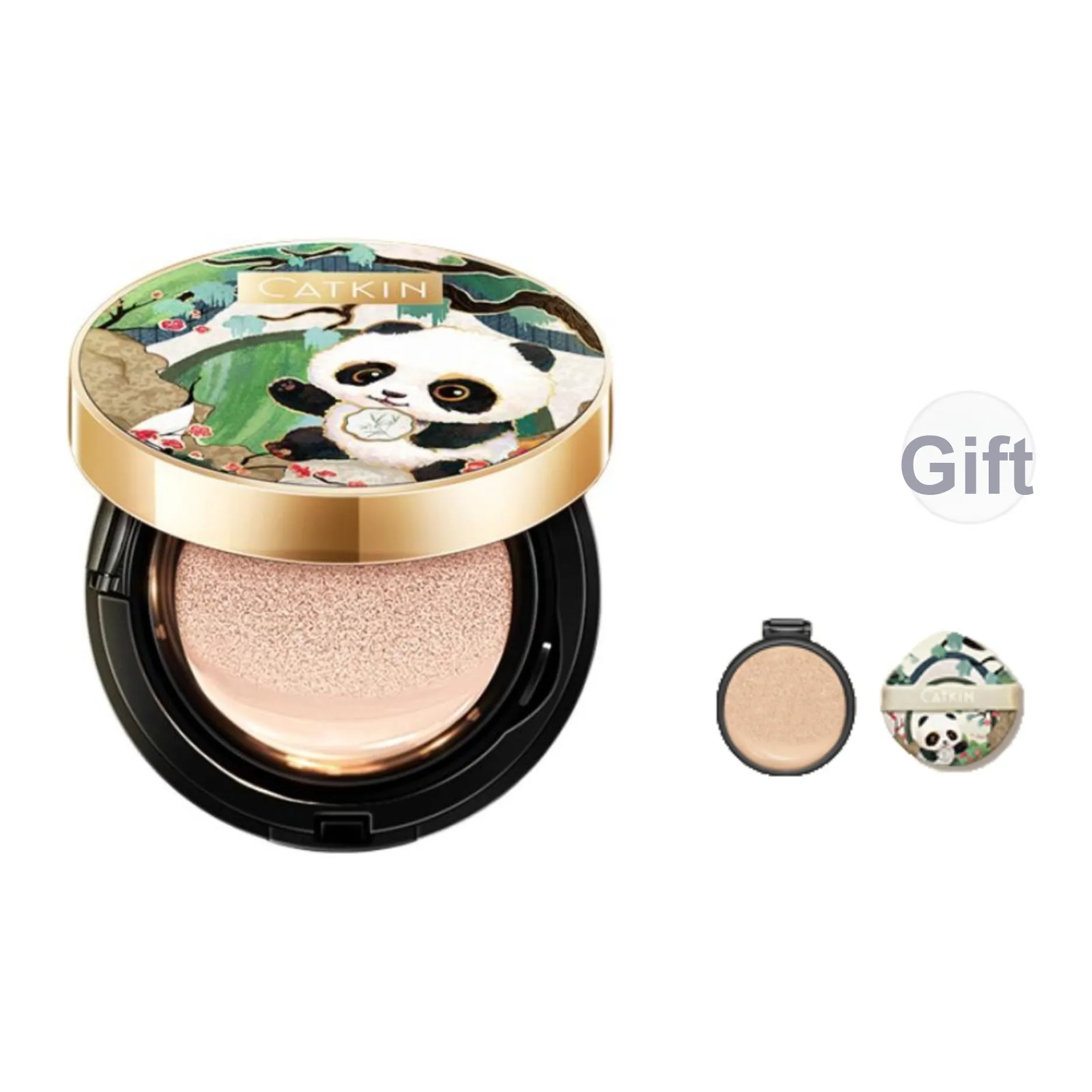 CATKIN Oil Control Air Cushion Длинный Долговечный Безупречный Прозрачный Росный Кожа Маскирующий Кожа