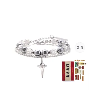MEOBURLIY Colored Glaze Bracelets Unisex