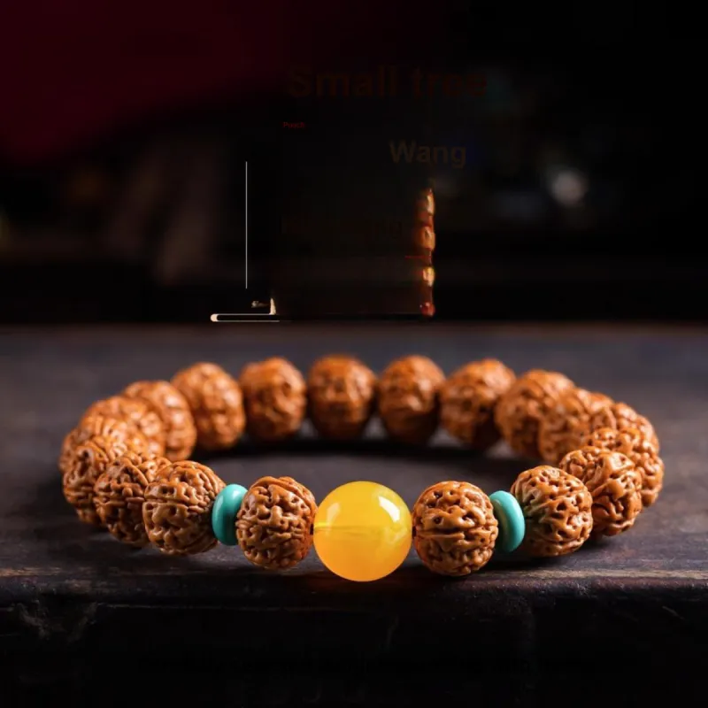 DALONG King Kong Bodhi Seeds Good Luck Beaded Bracelet Unisex-1
