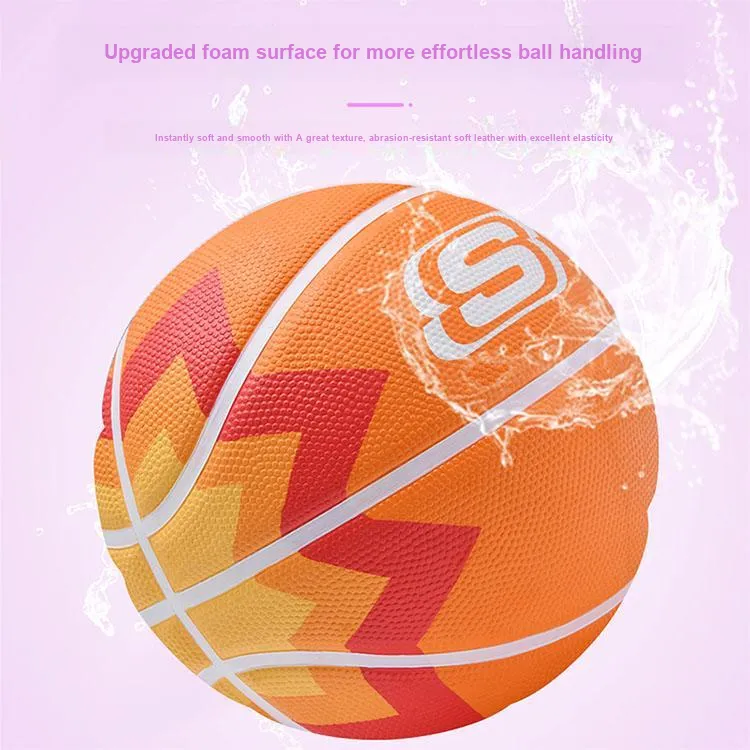 Skechers Rubber Basketball Orange Size 5 Ball Training Kids'-4