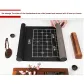 MJ8291 Beech Wood 4.8cm+Scroll Chess Set