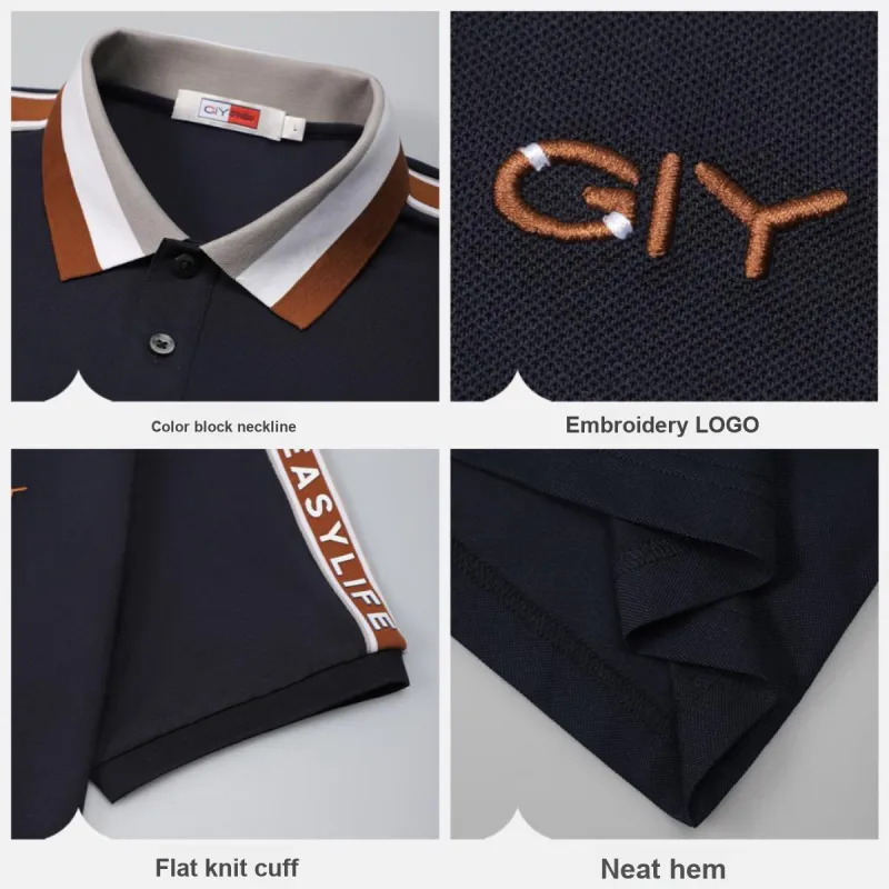 GY Goldlion Polo Shirts Men-9