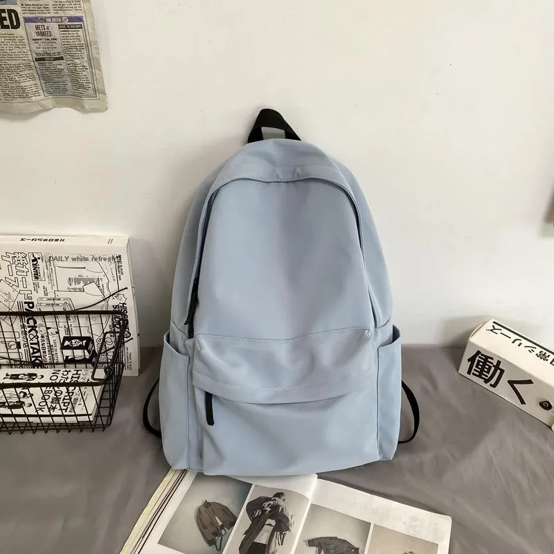 KAMLUI Nylon Fabric Backpacks Backpack Regular Unisex Burgundy/Black/Beige-11