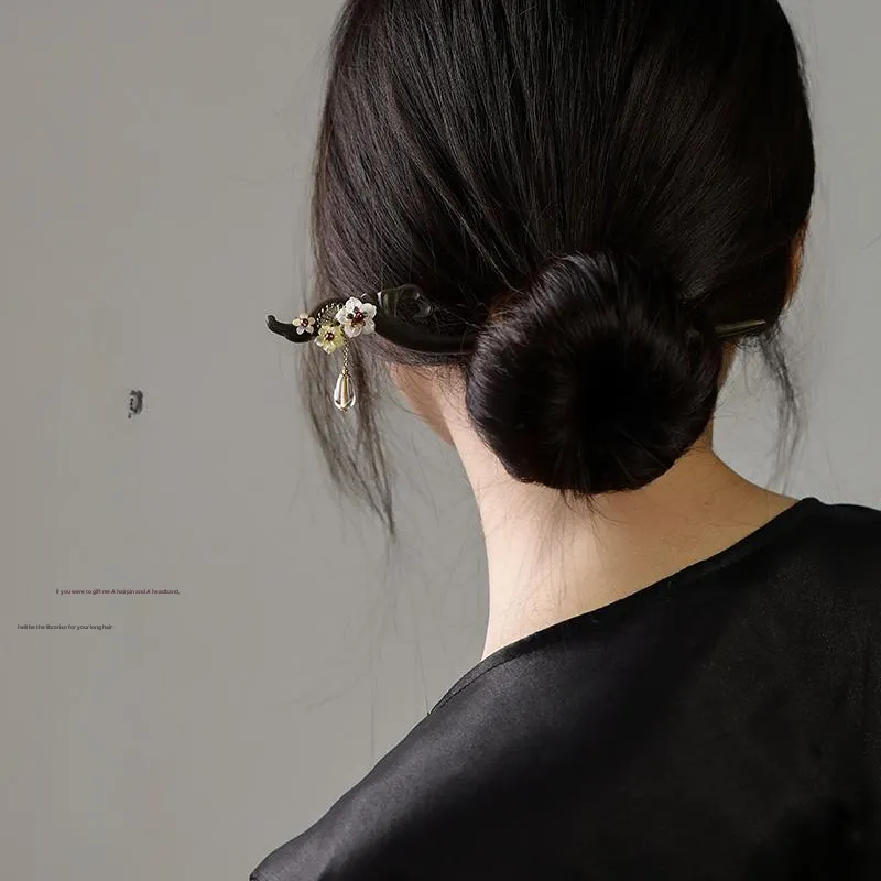 Phoenix Nirvana Green Sandalwood Hairpins Women's-2